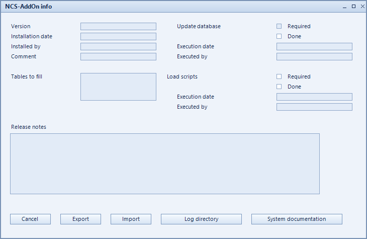 NCS-AddOn info